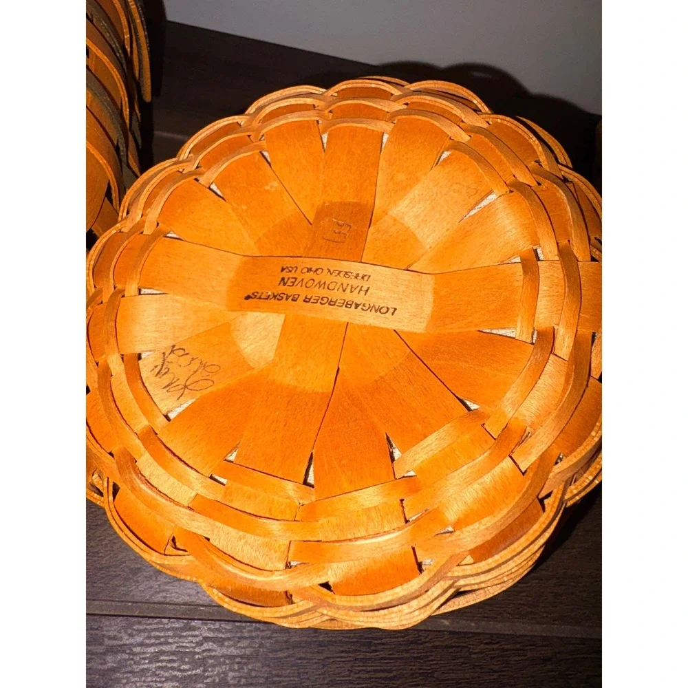 Longaberger handwoven baskets